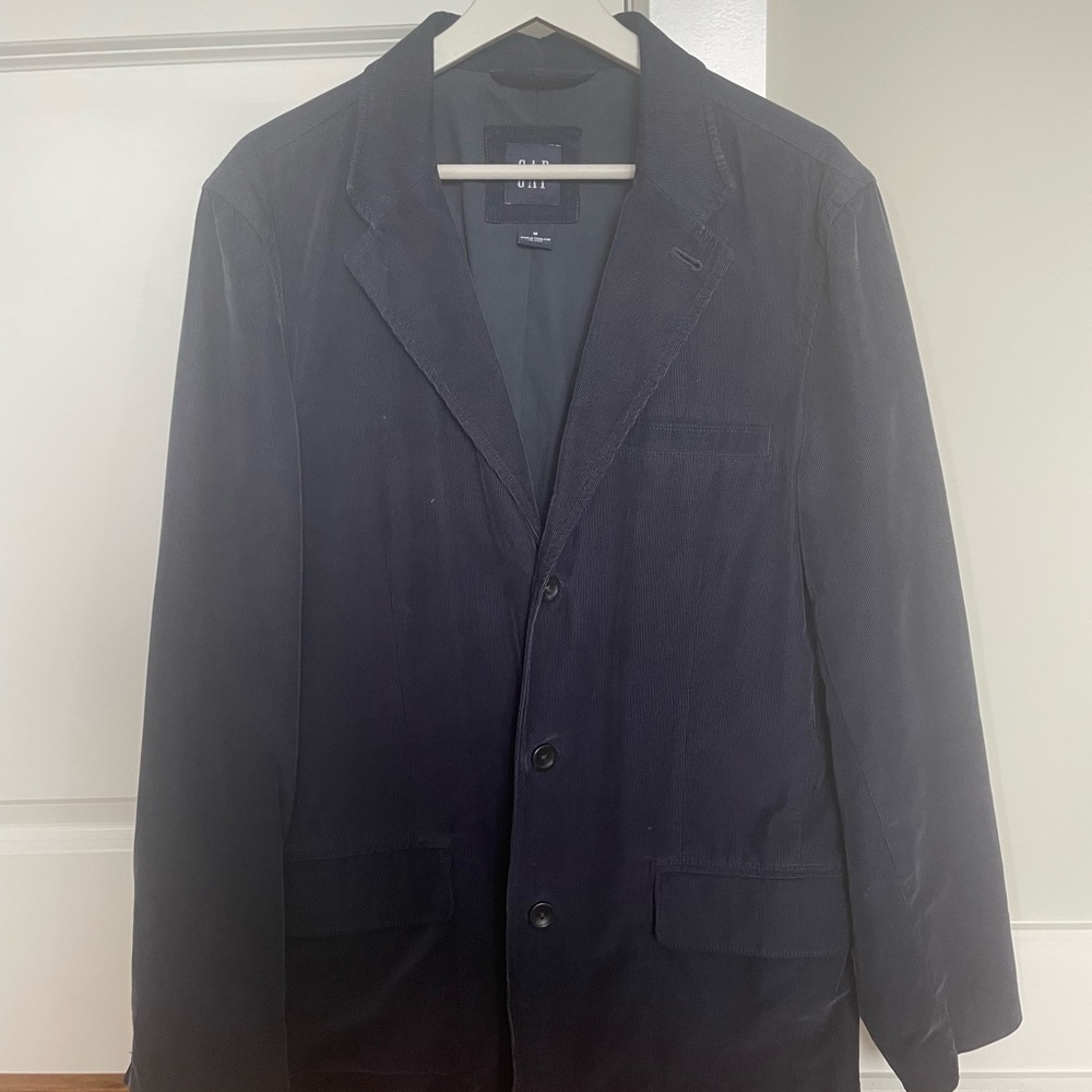 GAP Men’s Dark Navy Corduroy Blazer